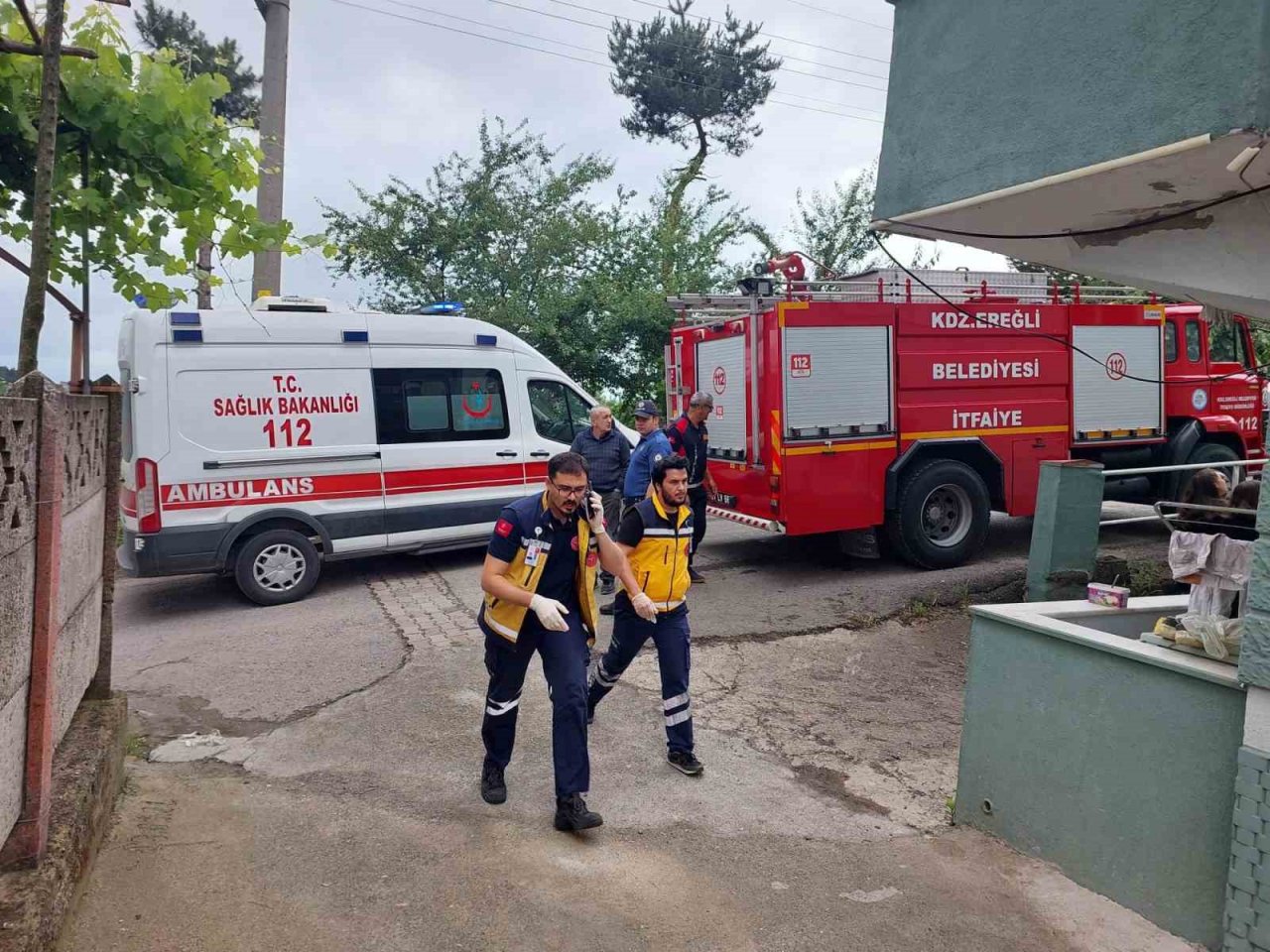 7 yaşındaki Muhammet, soğukkanlılığıyla ekipleri alarma geçirdi
