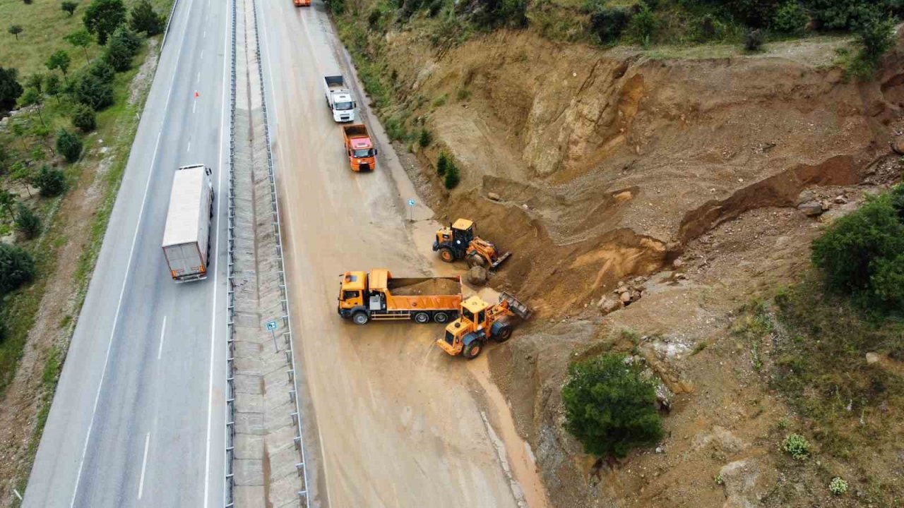 Heyelan felaketinin yaşandığı bölge dron ile görüntülendi