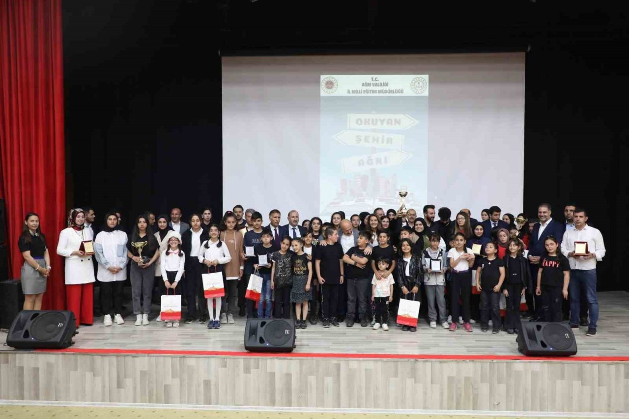 “Okuyan Şehir Ağrı” projesi ödül töreni