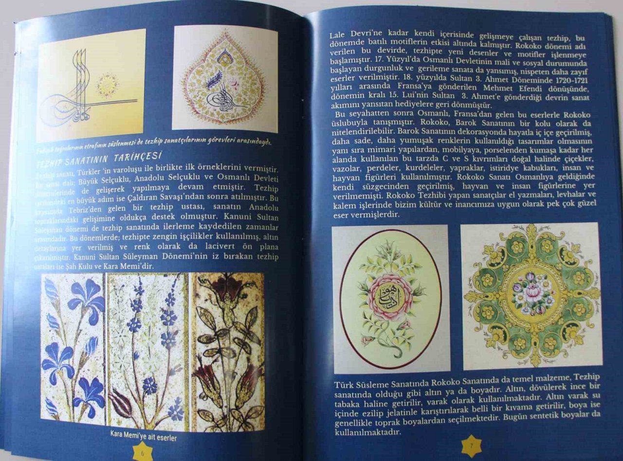 Amasyalı Almina ve Elif tezhip projesiyle Türkiye birincisi oldu