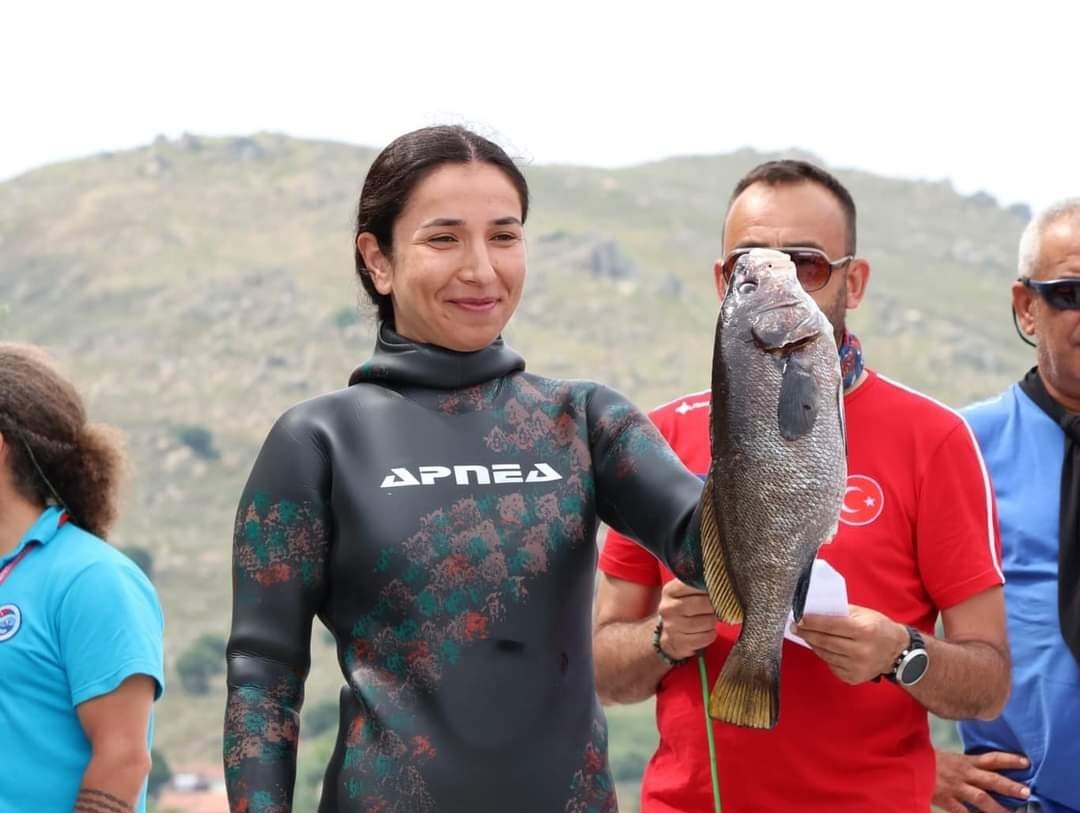 Avşa’da zıpkınla balık avı Türkiye Şampiyonası gerçekleşti