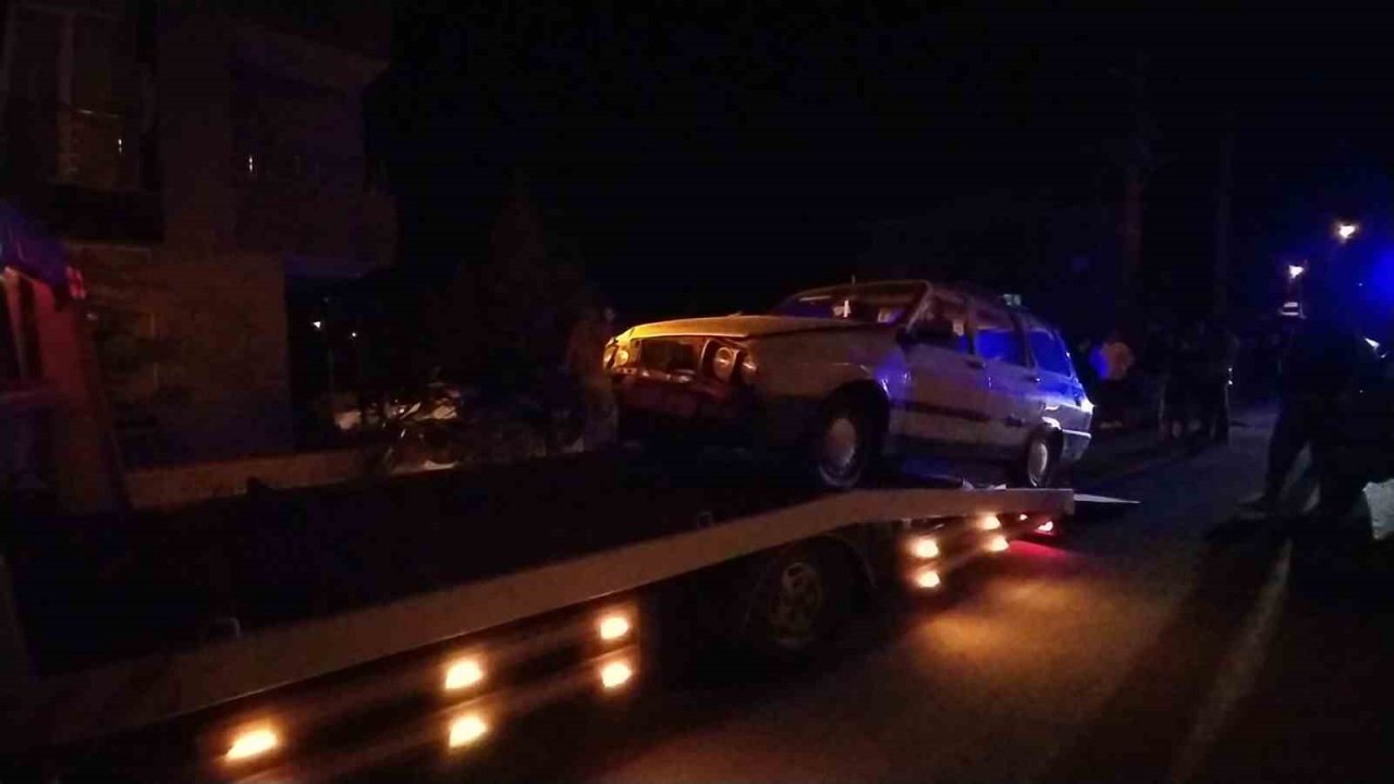 Çorum’da iki otomobil çarpıştı: 1 yaralı