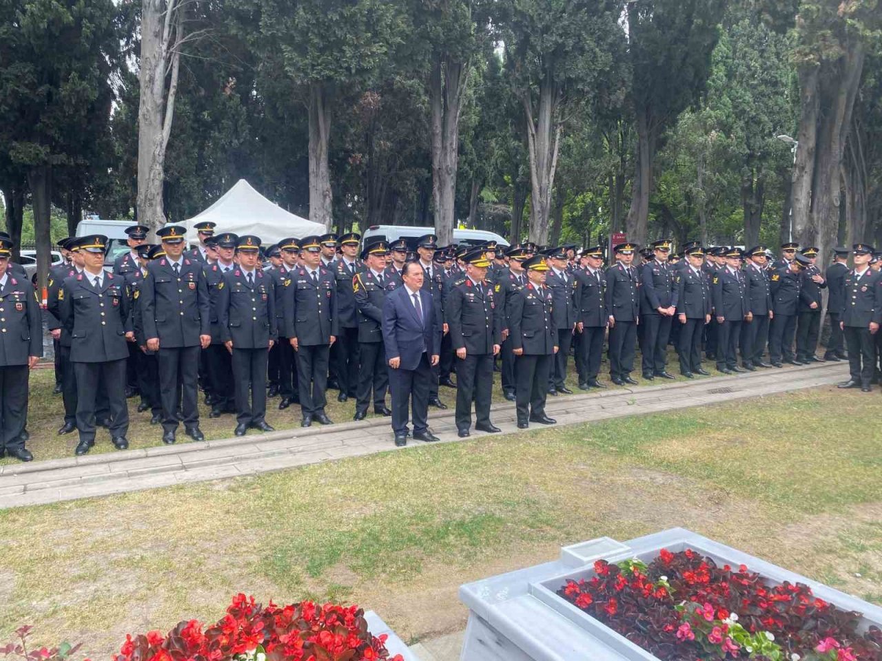 Jandarma Teşkilatının 184. kuruluş yıl dönümünde şehitler anıldı