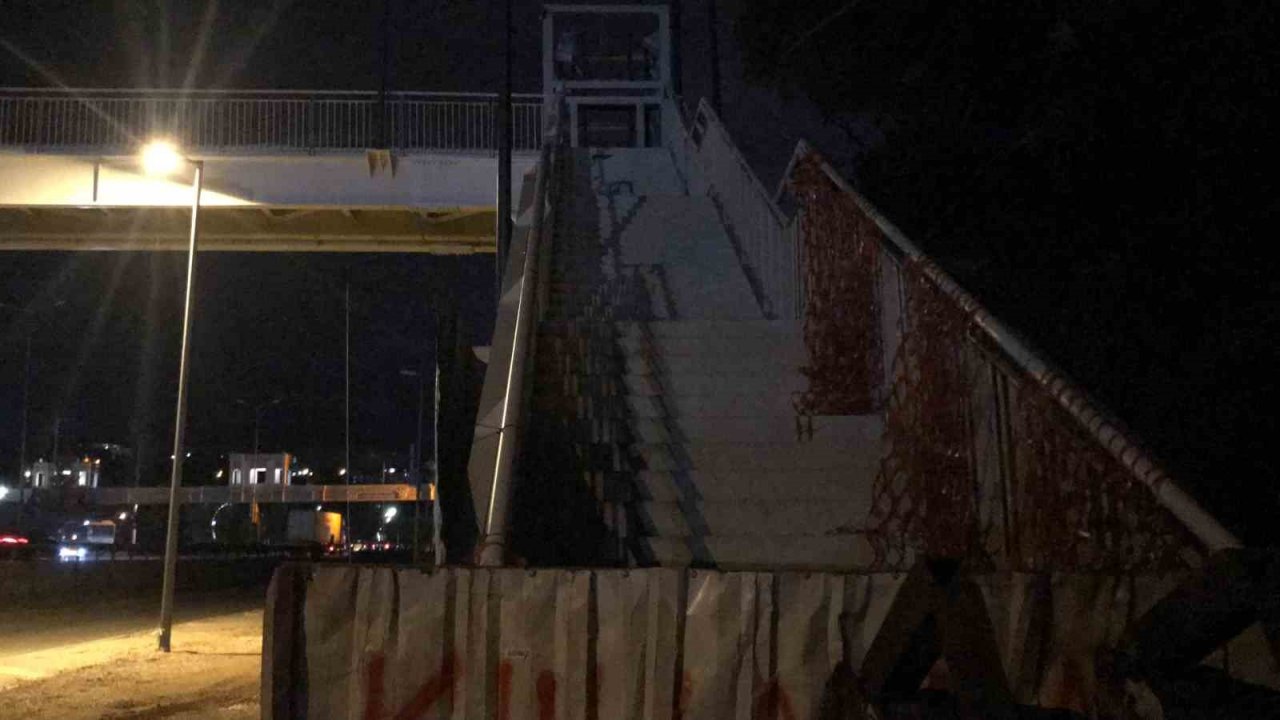 Elektrik akımına kapılan işçi yürekleri ağza getirdi