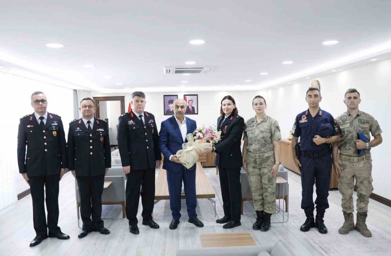 Jandarma Teşkilatı’ndan Vali Demirtaş’a 184. kuruluş yıl dönümü ziyareti