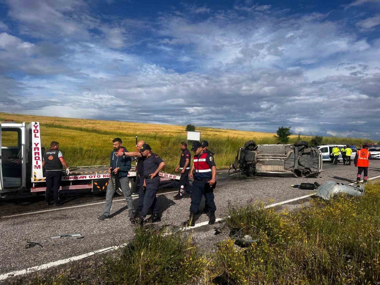 Nevşehir’de virajı alamayan otomobil takla attı: 1 ölü, 3 yaralı