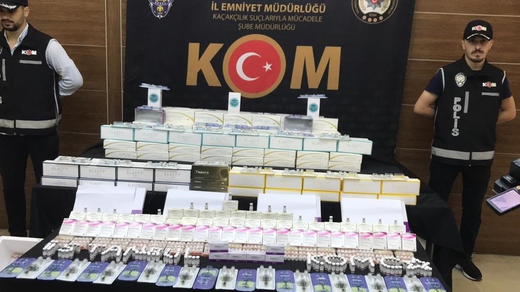 İstanbul’da 4 milyon 500 bin lira değerinde kaçak botoks ilacı ele geçirildi