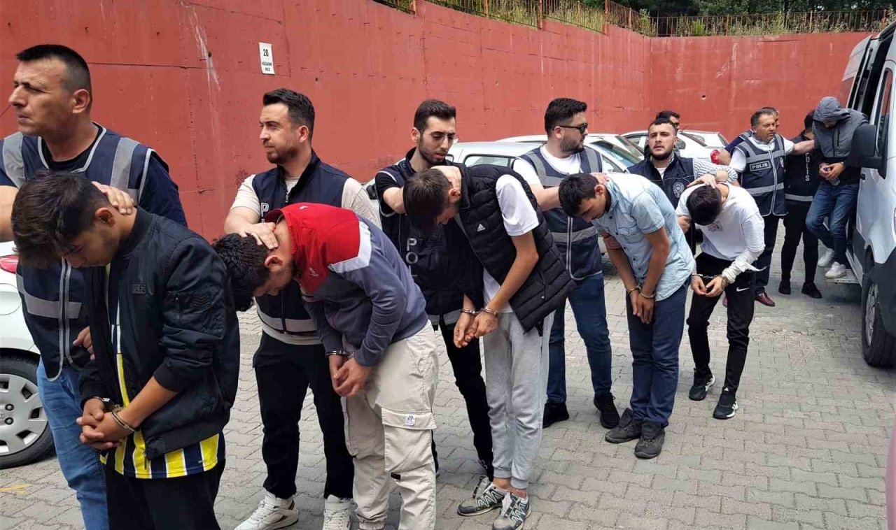 Karabük’te hırsızlık şüphelisi 10 kişi adliyeye sevk edildi