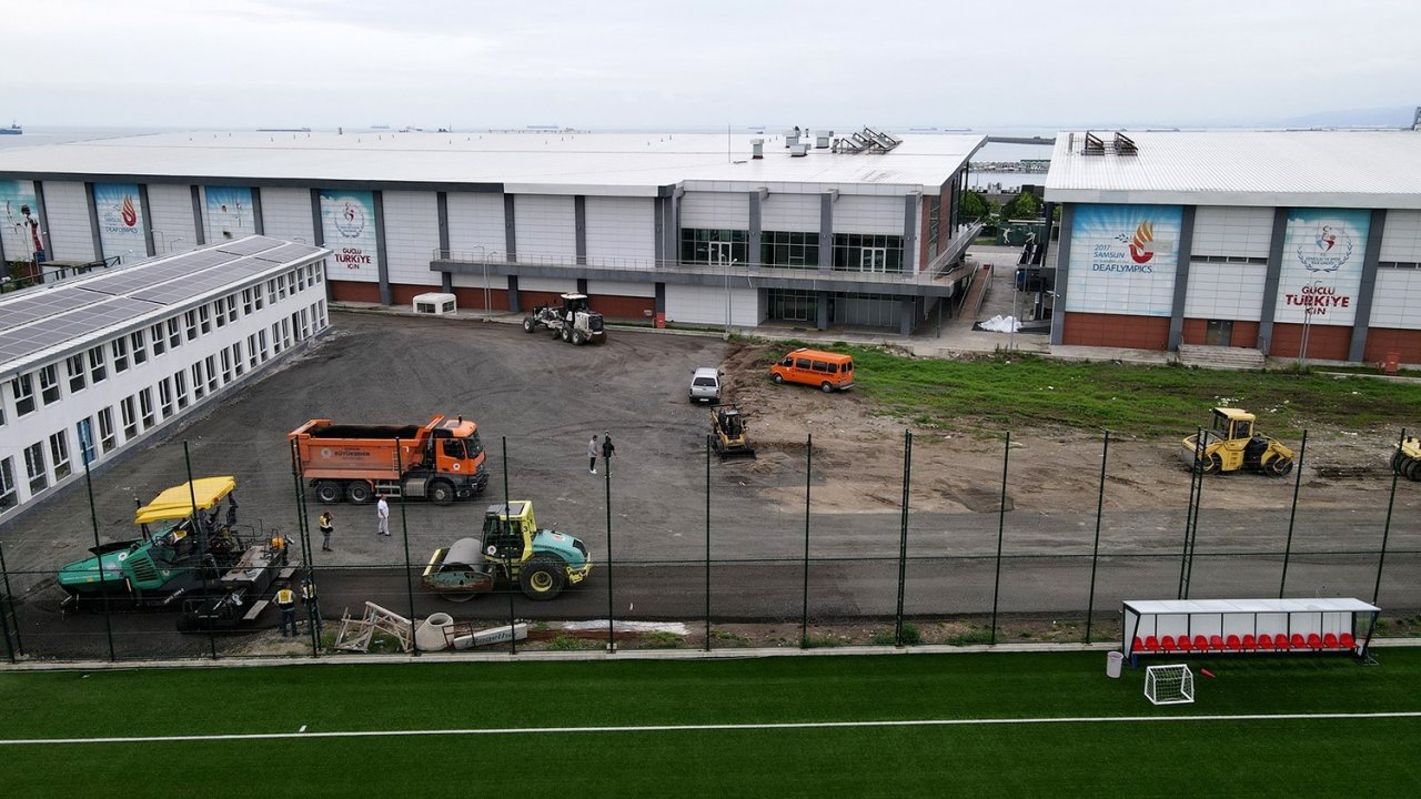 Samsun’da milli maç hazırlığı