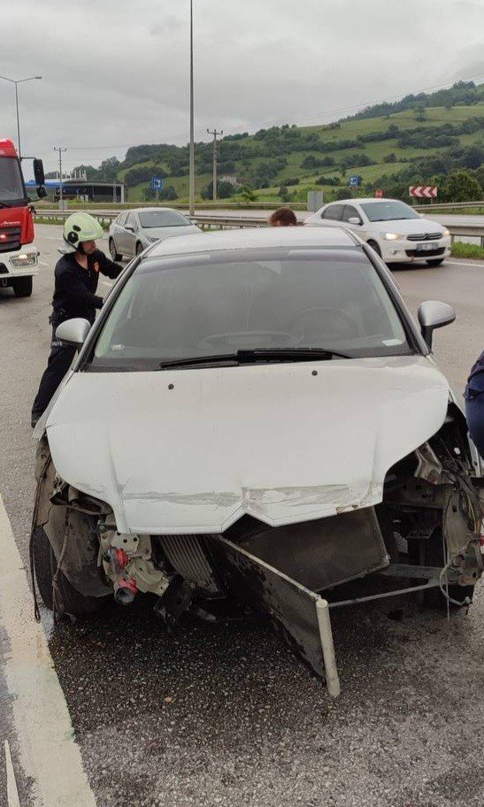Samsun’da trafik kazası: 4 yaralı