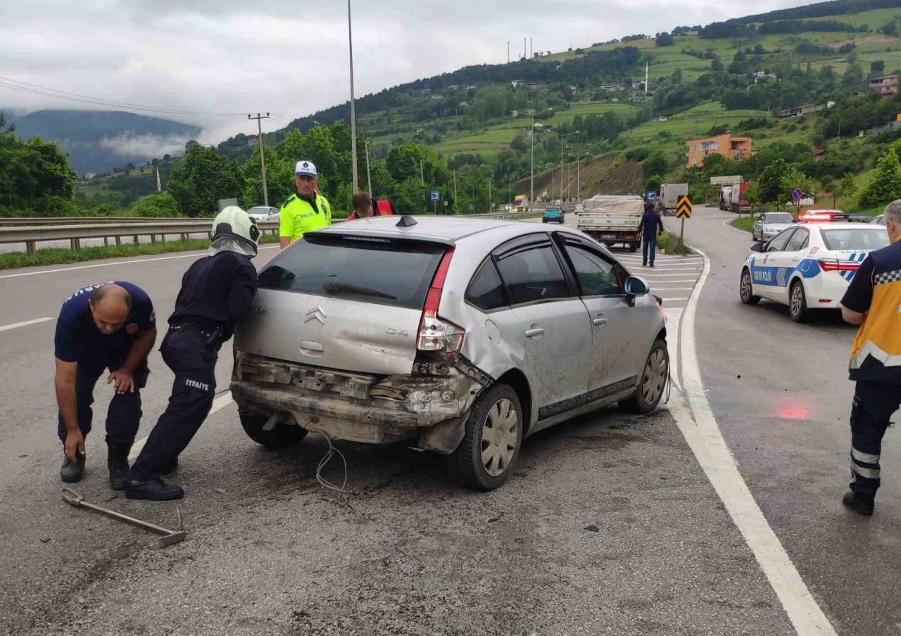 Samsun’da trafik kazası: 4 yaralı
