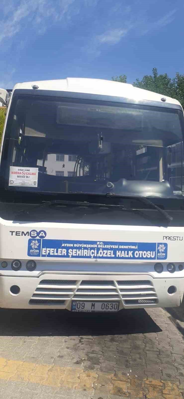 Aydın şehir içi otobüsleri hafta sonu ek sefer yapacak