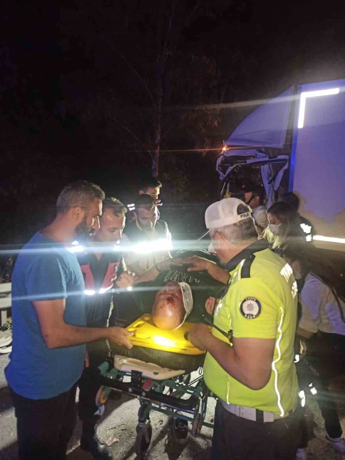 Aydın’da trafik kazası: 1 yaralı