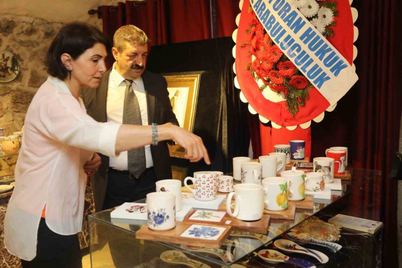 Kursiyerlerin el emekleri görücüye çıktı