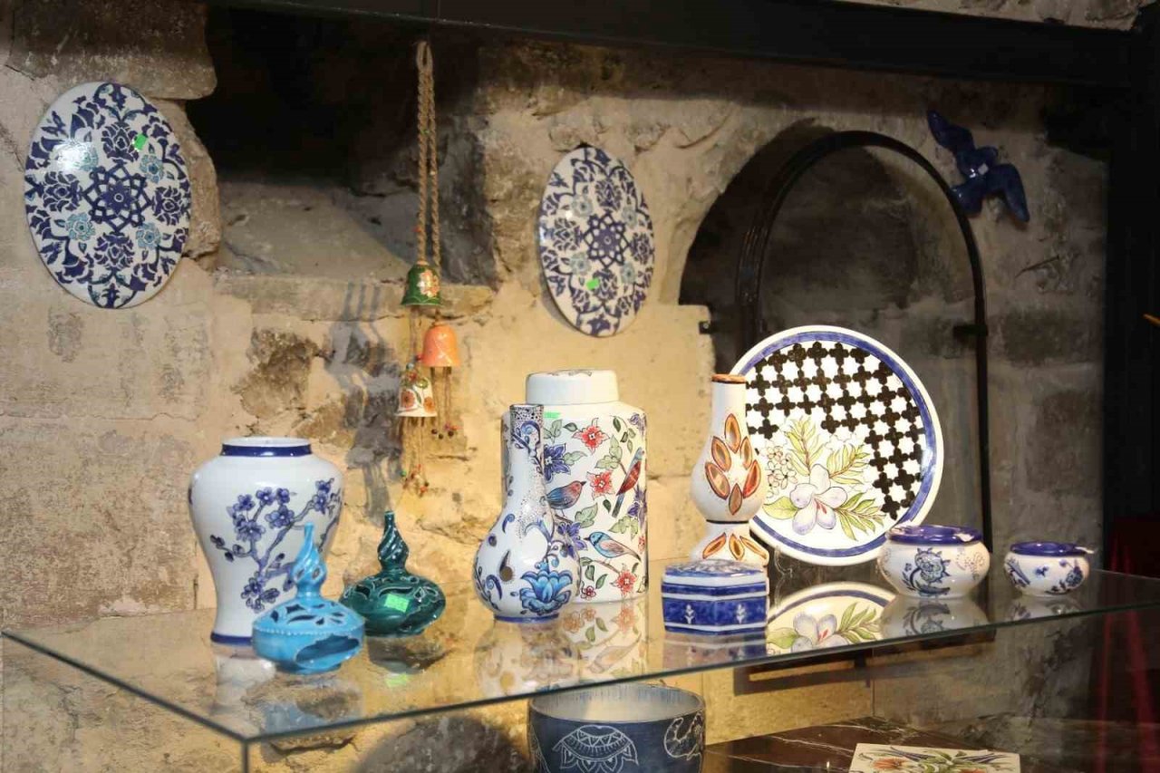 Kursiyerlerin el emekleri görücüye çıktı