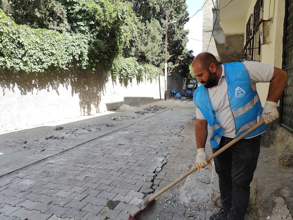 Eyyübiye’de sokaklar yenileniyor