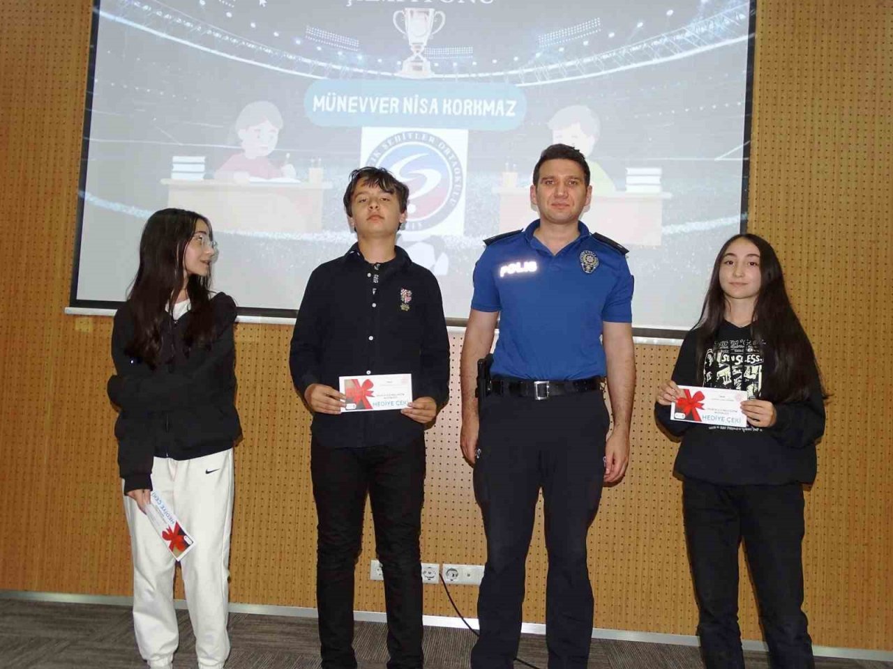 Hisarcık LGS Şampiyonlar Ligi ve LGS UEFA Avrupa Ligi ödül töreni