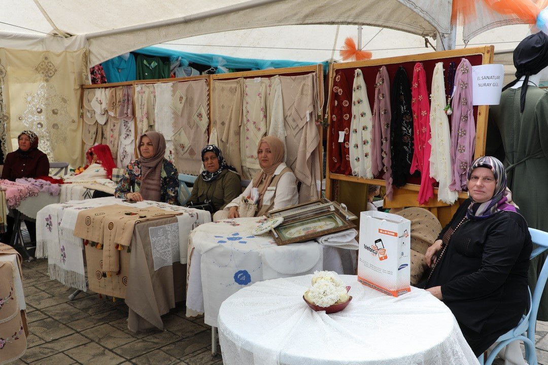 İlkadım’da el emeği göz nuru ürünler görücüye çıktı