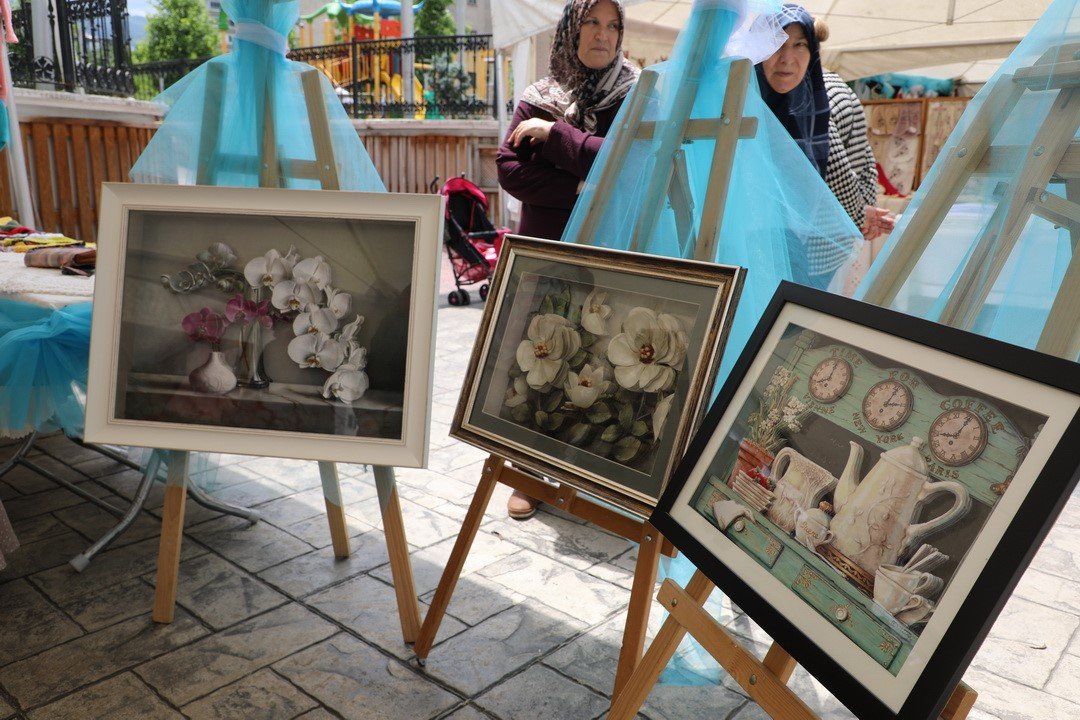 İlkadım’da el emeği göz nuru ürünler görücüye çıktı