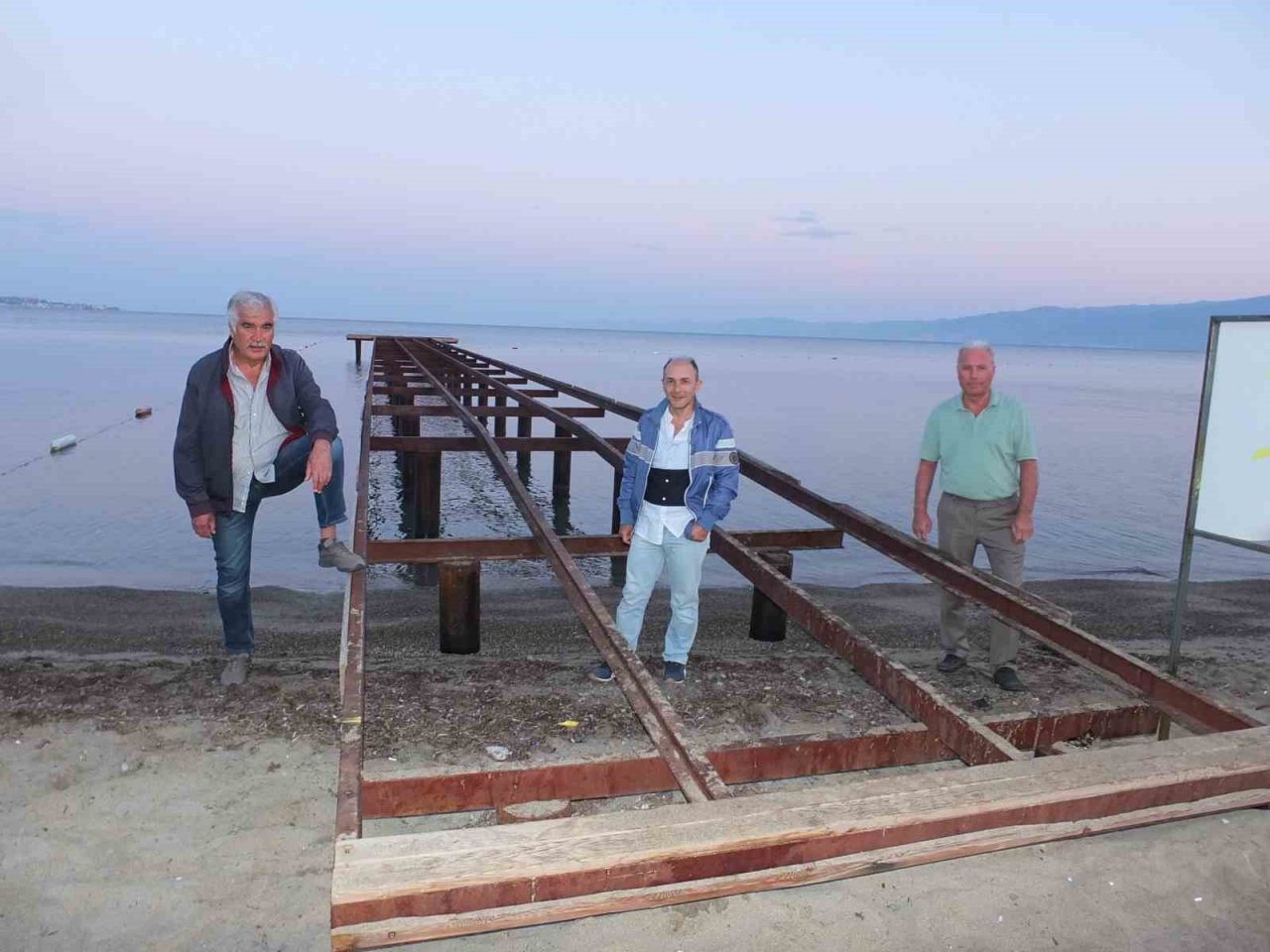 Burhaniye Ören’de iskele sevinci