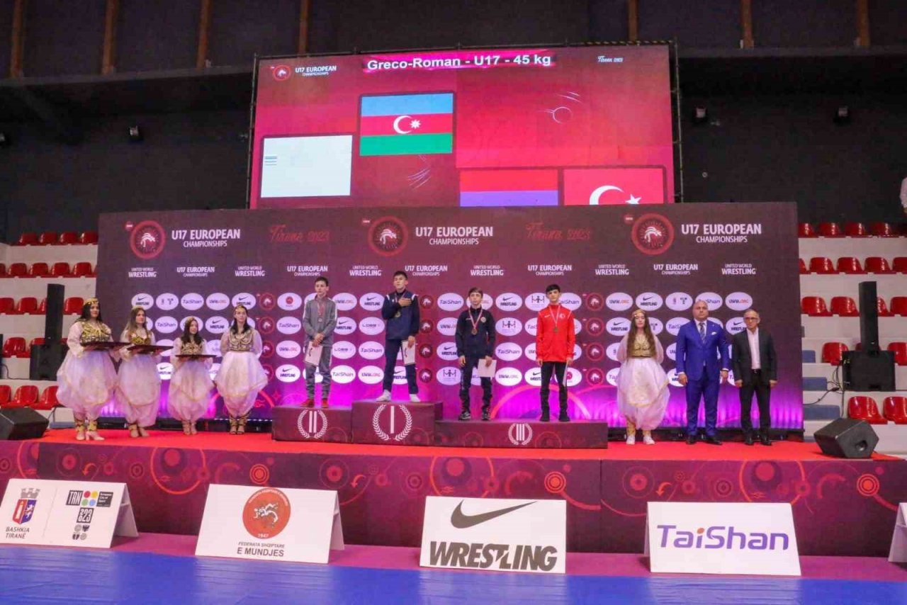 Milaslı güreşçi Avrupa üçüncüsü oldu