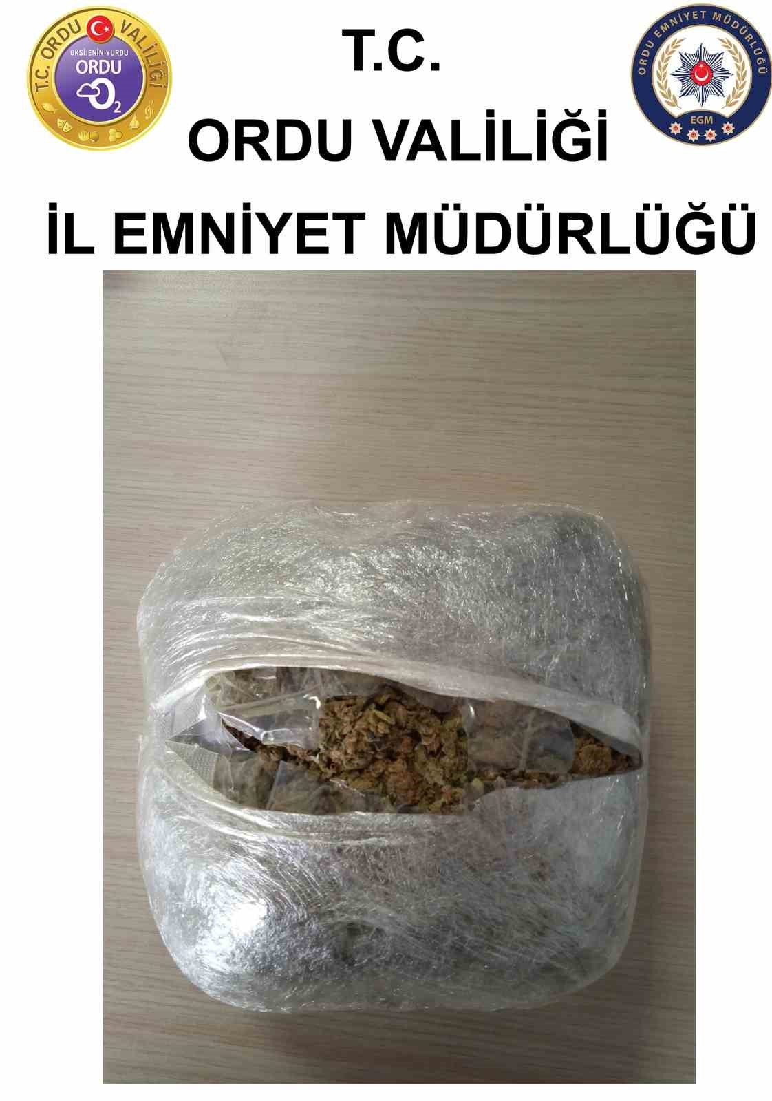 Ordu’da uyuşturucu operasyonunda 4 kişi tutuklandı