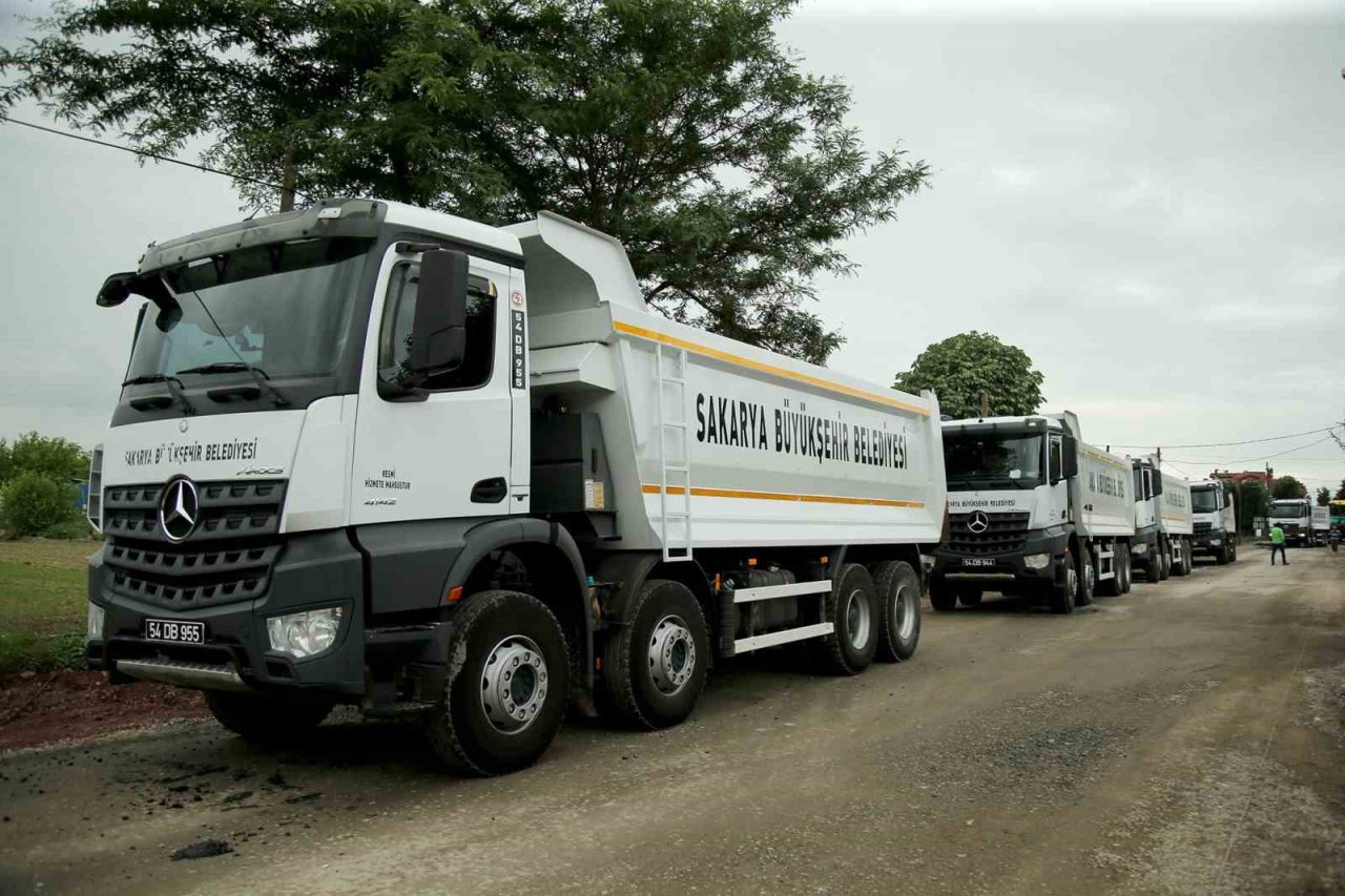 Söğütlü kırsalında çalışmalar hız kazandı