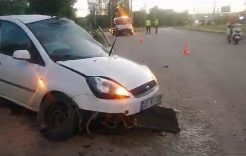 Yalvaç’ta trafik kazası: 2 yaralı