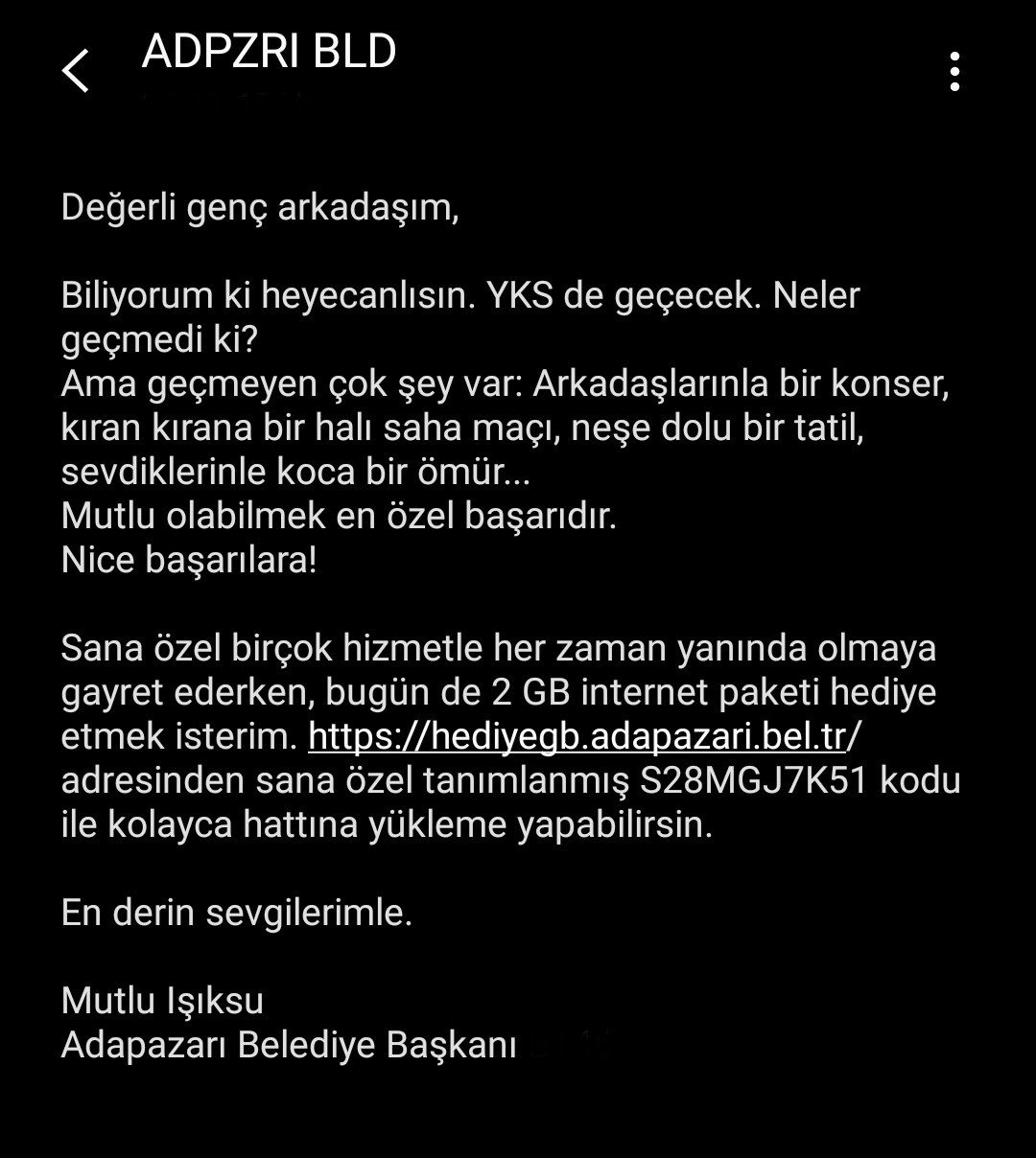 YKS öğrencilerini mutlu edecek hediye