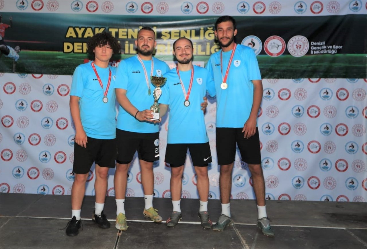 Denizli Ayak Tenisi İl Şampiyonluğu sona erdi