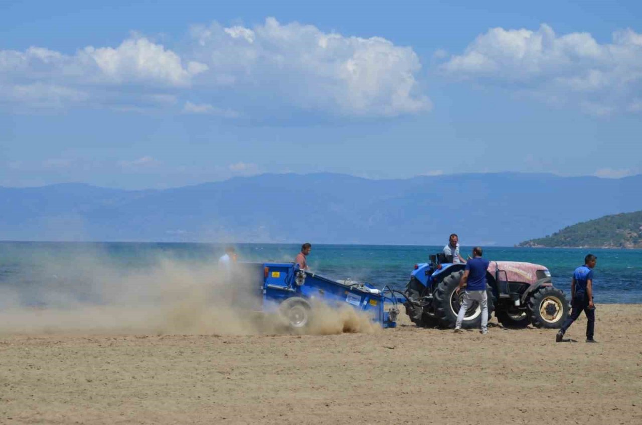 Gömeç plajları artık daha temiz