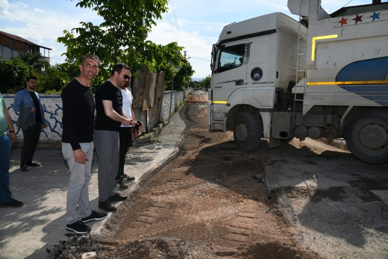 O mahallede 15 sokak ve 5 kilometrelik cadde yolu asfaltlanacak