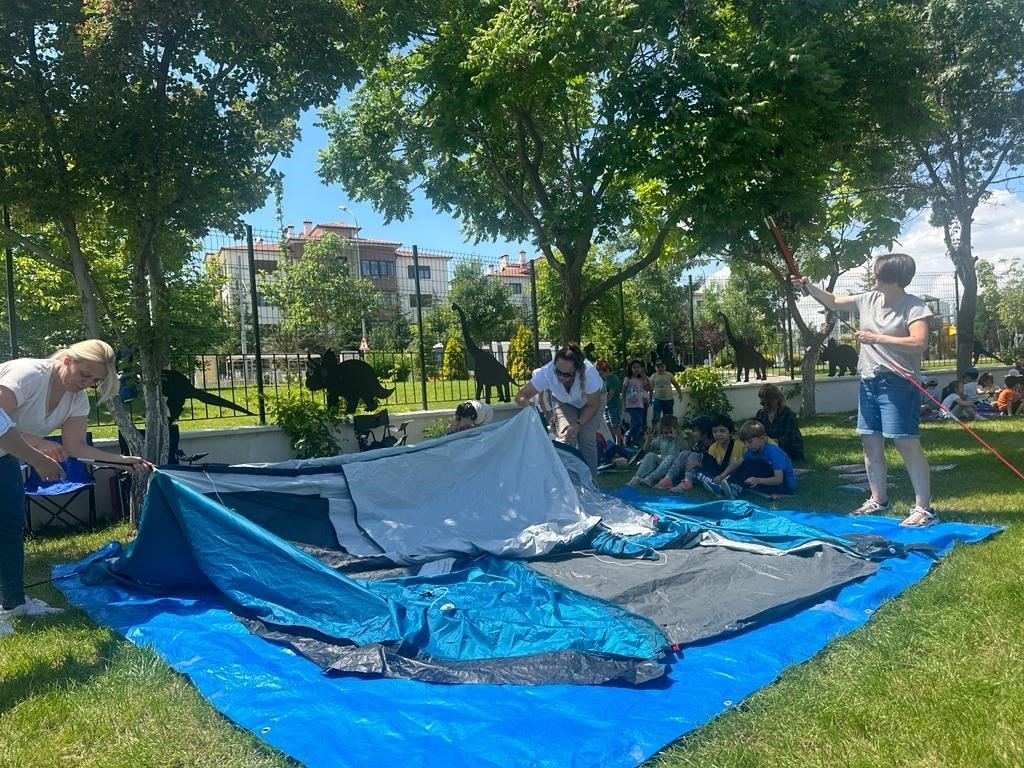 Minikler doğada yaşam eğitimi aldı