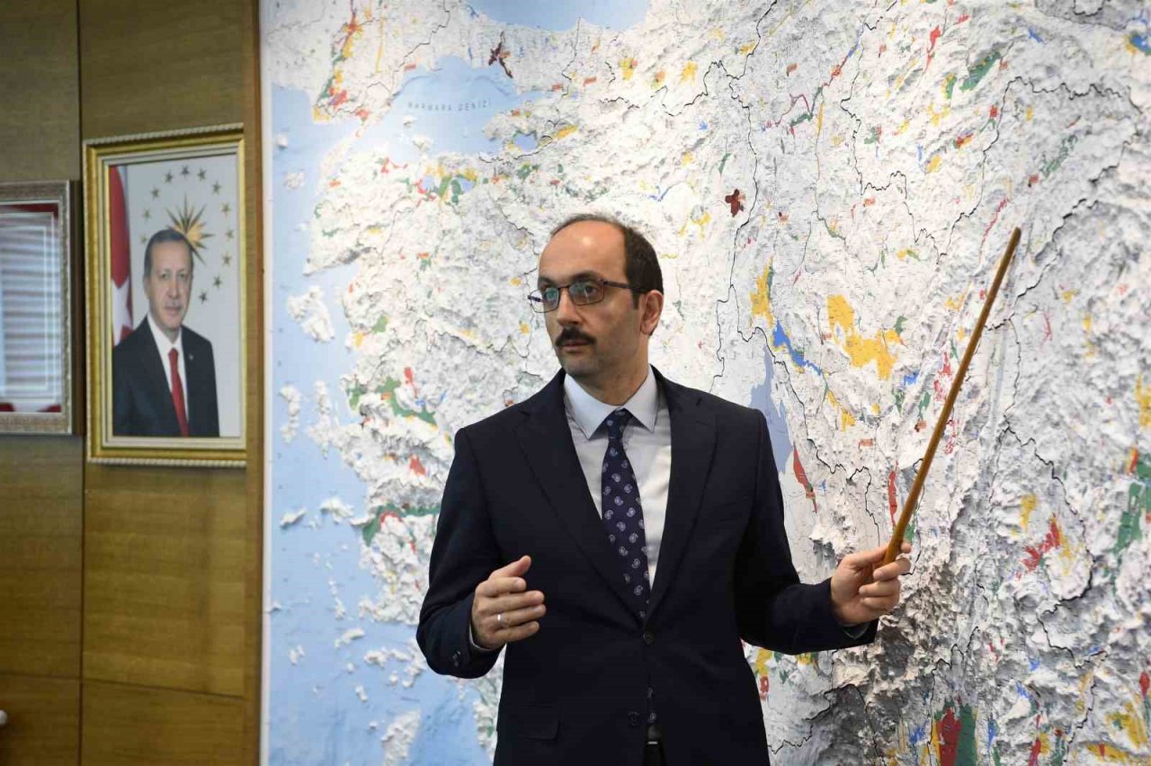 Narman Şehitler Barajında çalışmalar sürüyor