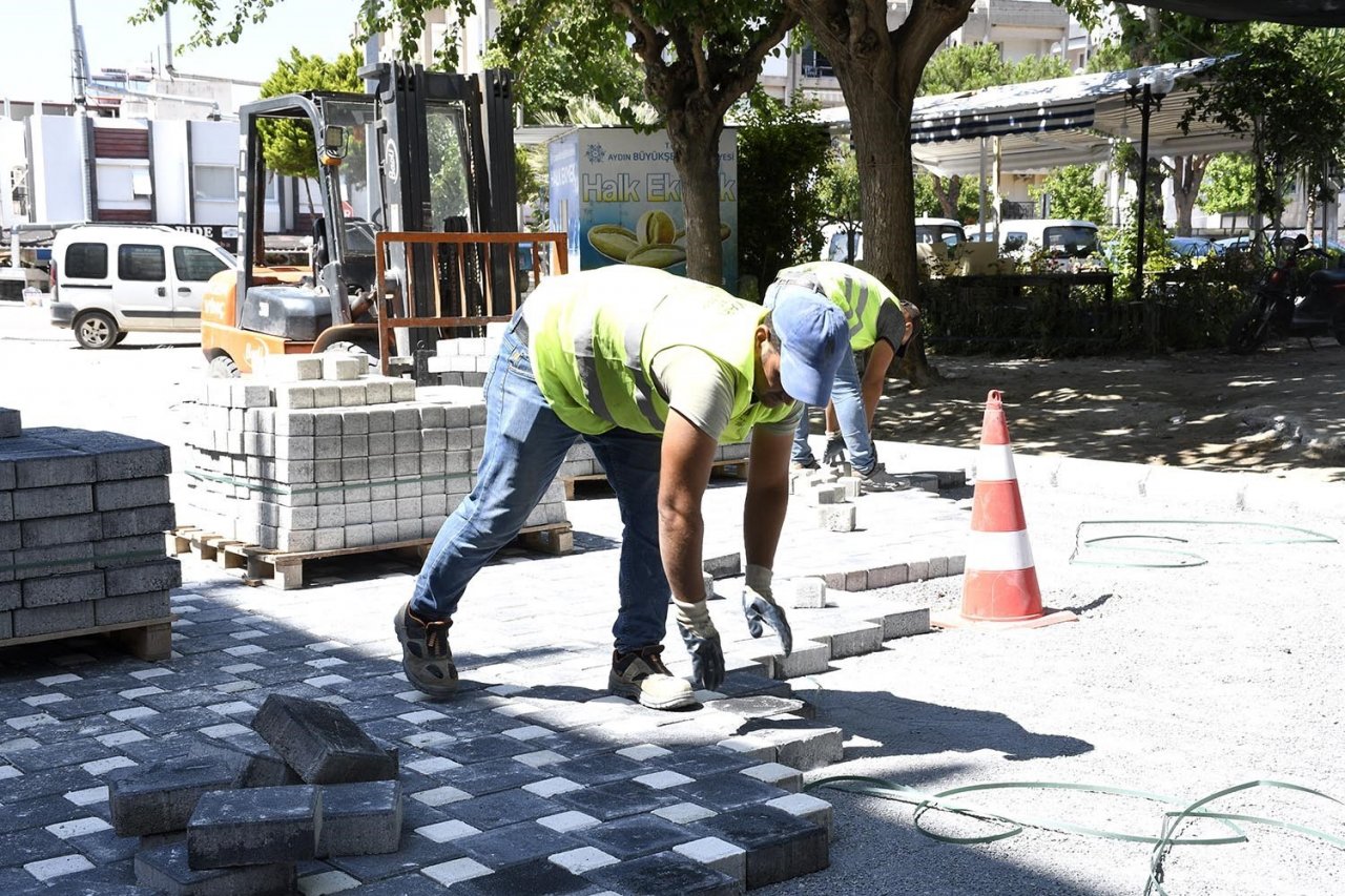Güzelçamlı Mahallesi’nde çalışmalar sürüyor