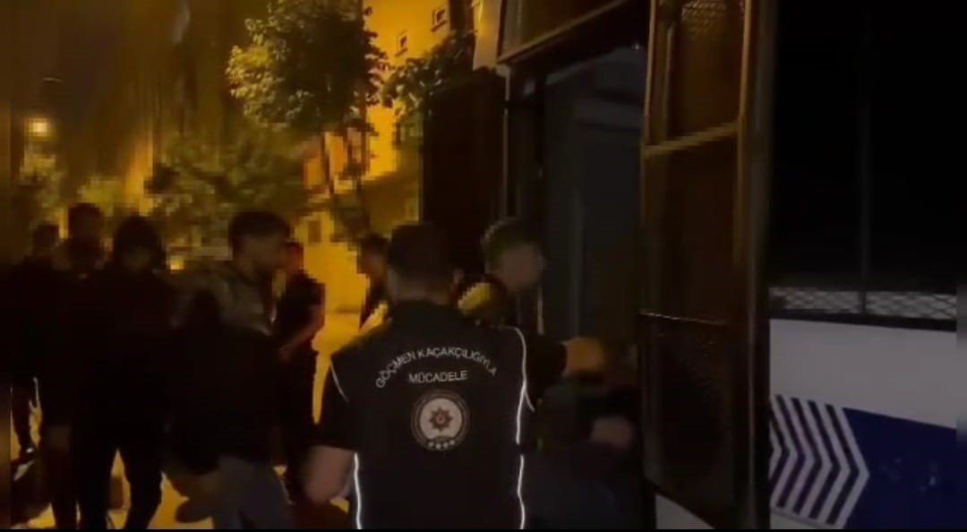 İstanbul’da, kaçak sığınmacıların yaşadığı evlere baskın: 96 göçmen yakalandı