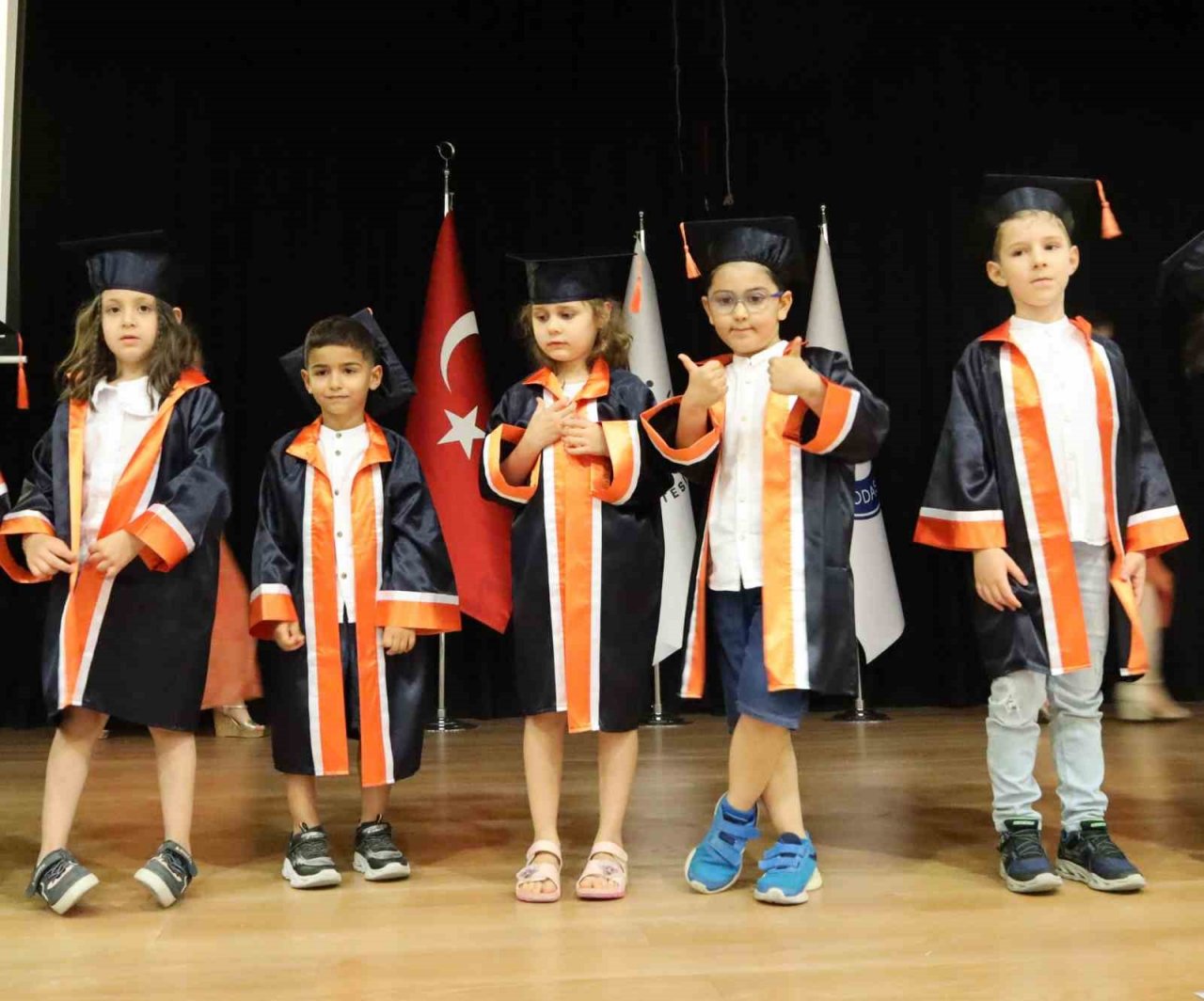 Beyaz Köşk Anaokulunda ilk mezuniyet heyecanı