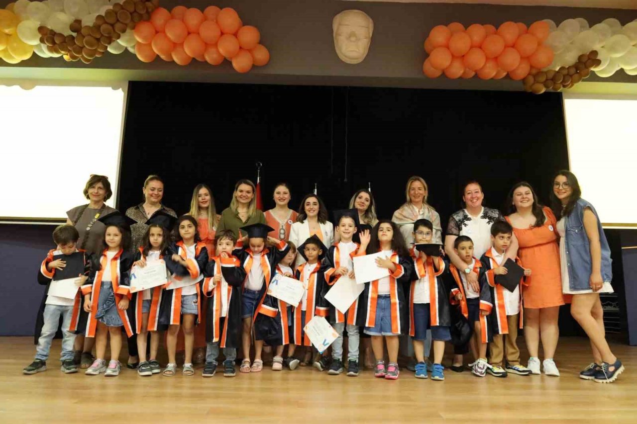 Beyaz Köşk Anaokulunda ilk mezuniyet heyecanı