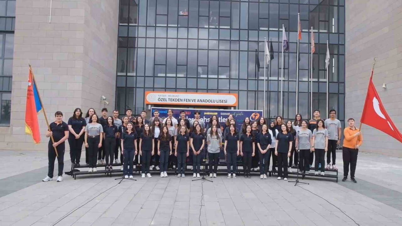 Tekden Koleji’den Kayseri için anlamlı klip