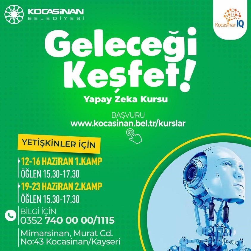 Kocasinan Belediyesi’nden öğrenciler için dolu dolu yaz programı