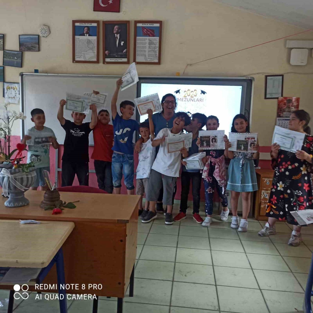 Köyceğiz’de 6774 öğrenci karne alarak tatile çıktı