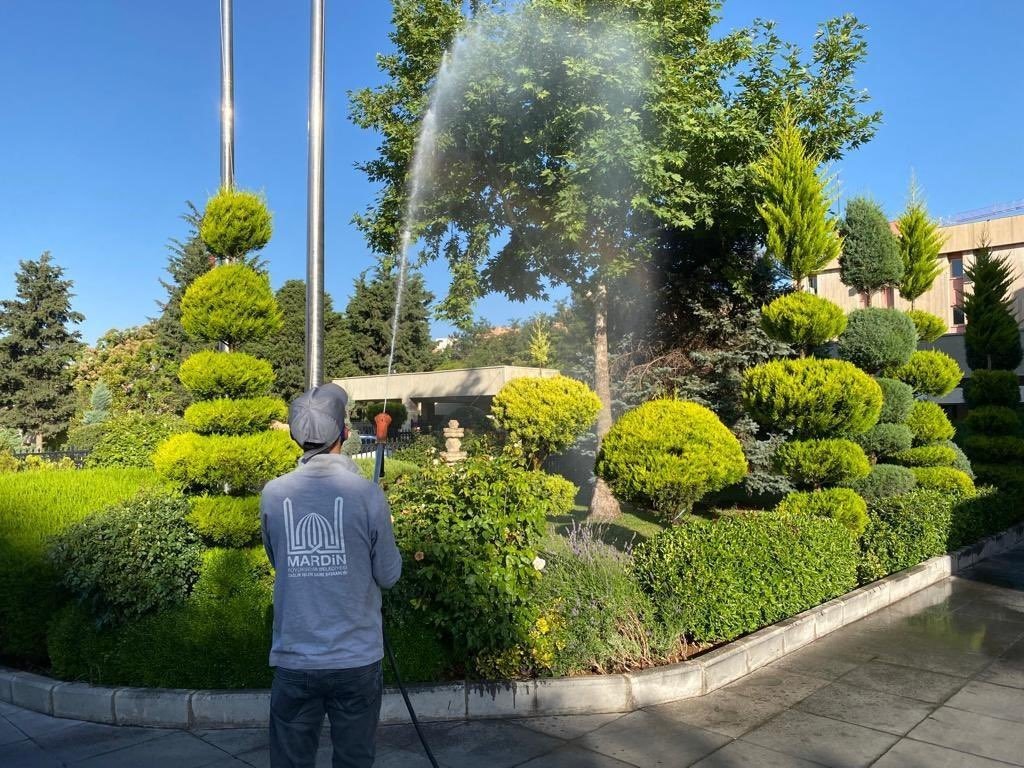 Mardin’de ilaçlama çalışmaları devam ediyor