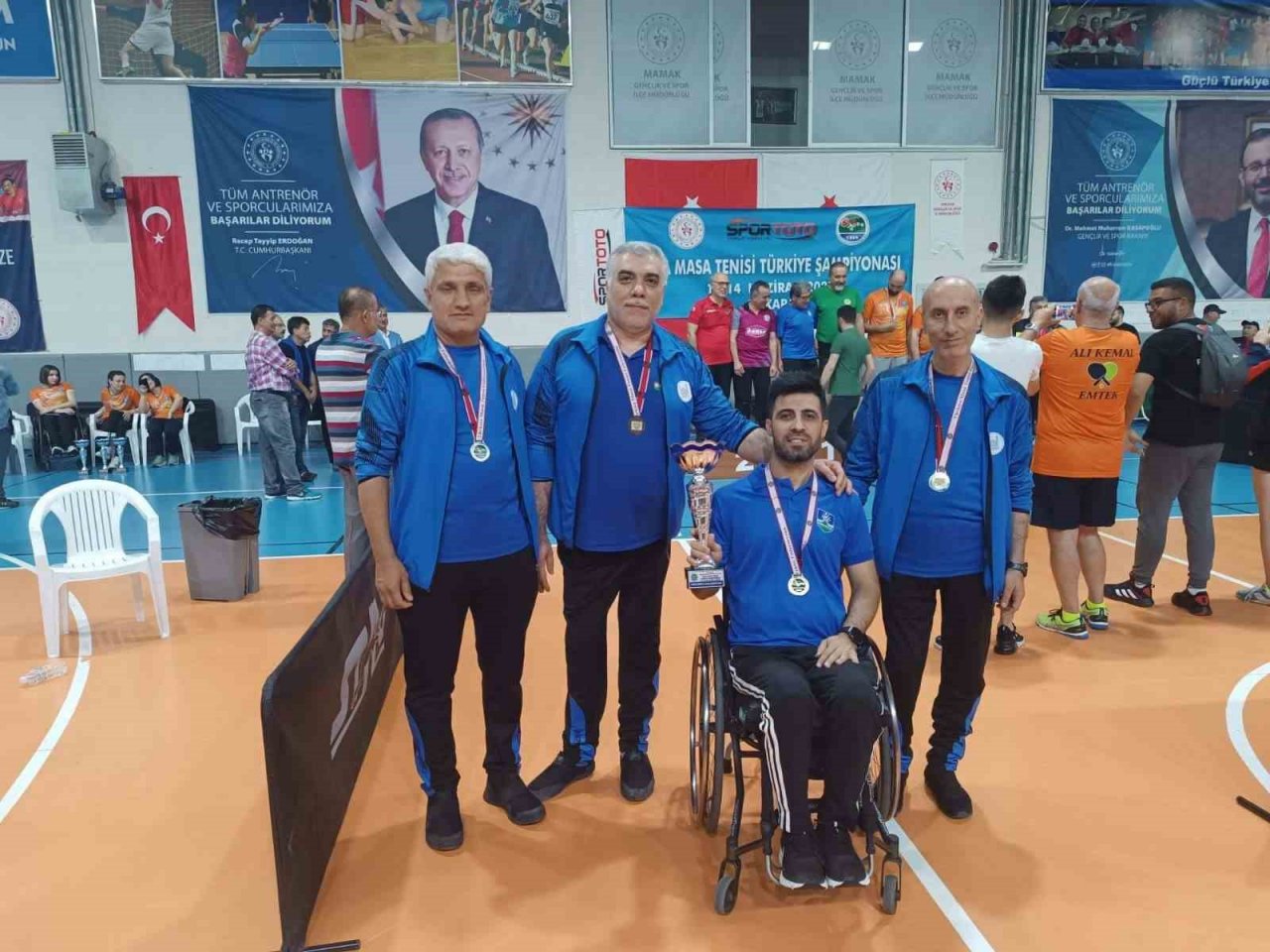 Real Mardin, Masa Tenisi Şampiyonası’nda Türkiye 2.’si oldu