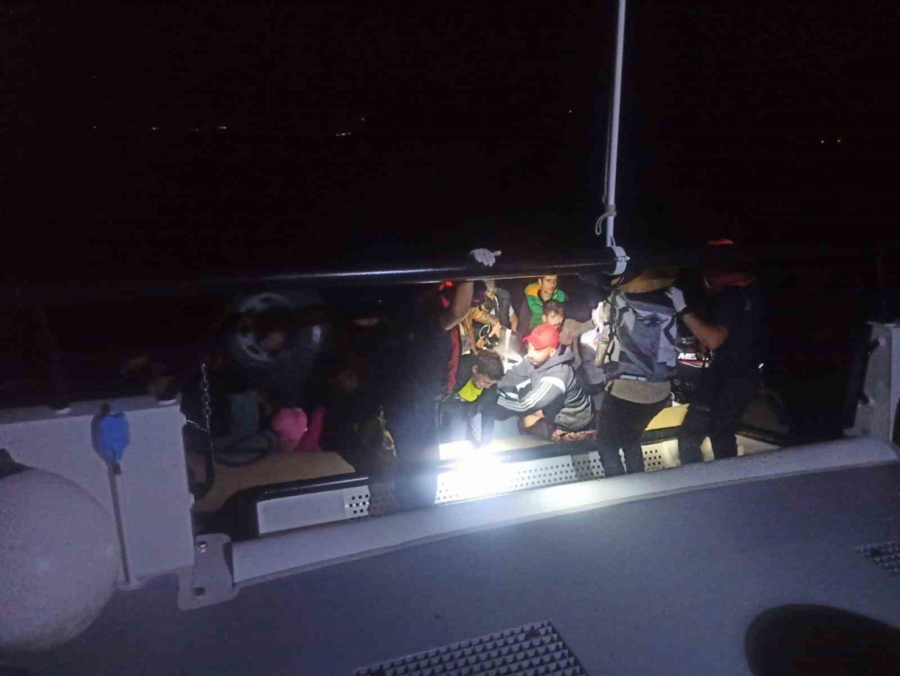 Datça’da 34 düzensiz göçmen kurtarıldı