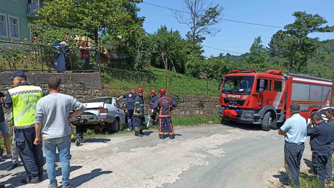 Ordu’da trafik kazası: 1 ölü, 1 yaralı