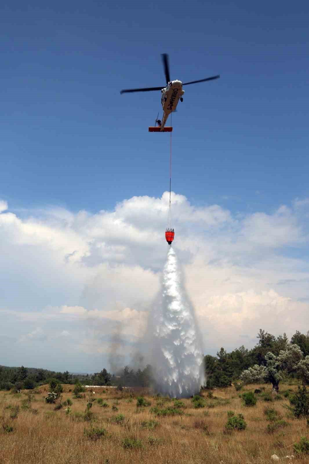 T-70 yangın söndürme helikopteri ‘Nefes’ Muğla’da göreve başladı