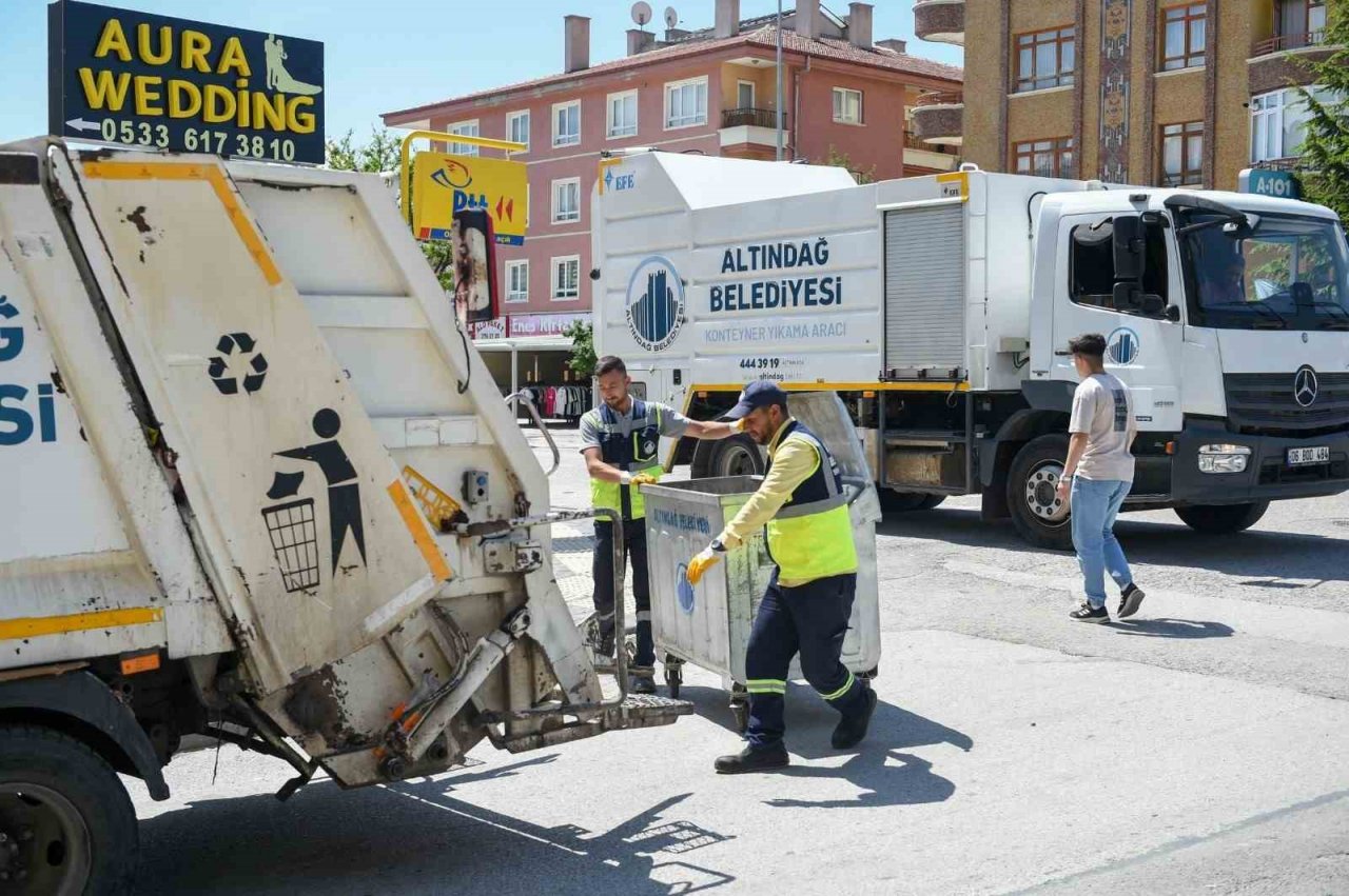 Altındağ Belediyesi detaylı temizlik çalışmalarına başladı