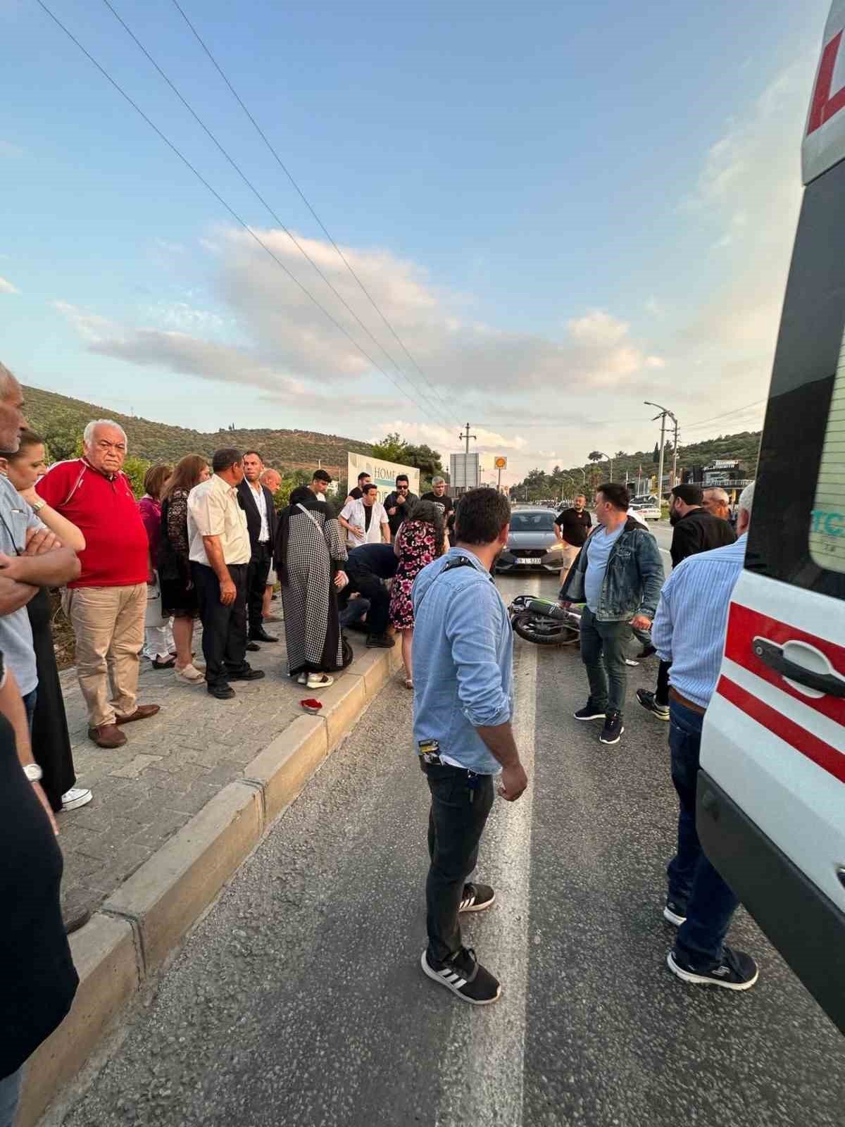 Kuşadası’nda trafik kazası: 1 yaralı