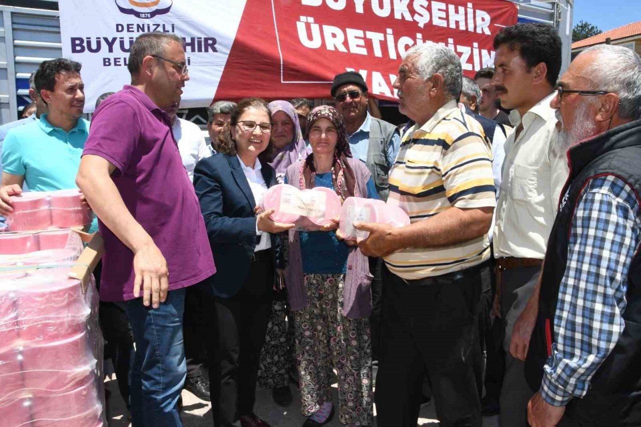 Buldanlı hayvan yetiştiricilerine destek