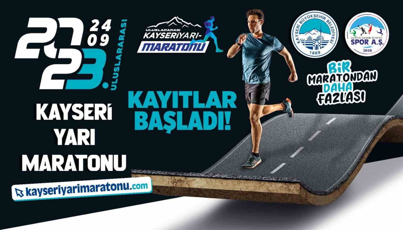 3. Uluslararası Kayseri Yarı Maratonu’nda Heyecan Başladı